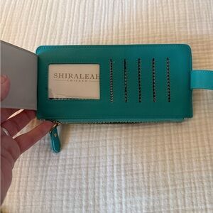 Shiraleah Chicago Teal Zip - Around Wallet